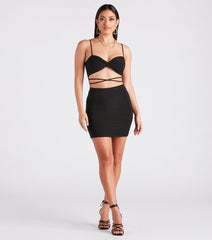 If You Seek Sexy Cutout Mini Dress