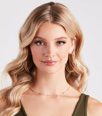 Extra Shine Layered Hoop Earrings