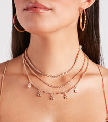 Trendy Celestial Vibes Star Charm Necklace