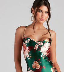 Fliratious Beauty Floral Mini Dress