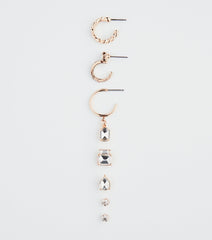 Endless Style Rhinestone Earring Variety Pack