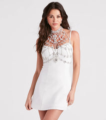 Glam In My Eyes Halter Necklace