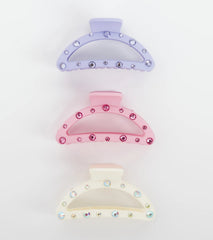 Cute Glamour Rhinestone Hair Claw Clips