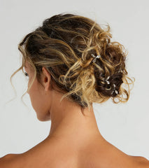 Glittery Addition Rhinestone Hair Pins