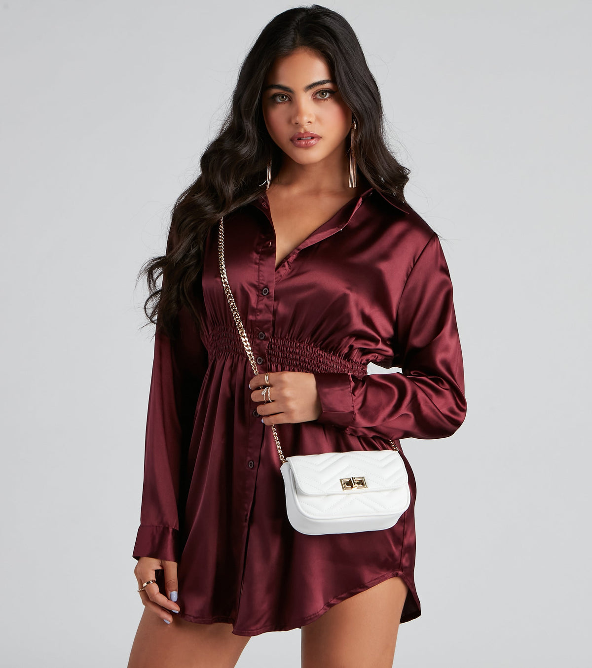 Style Staple Quilted Faux Leather Crossbody Bag