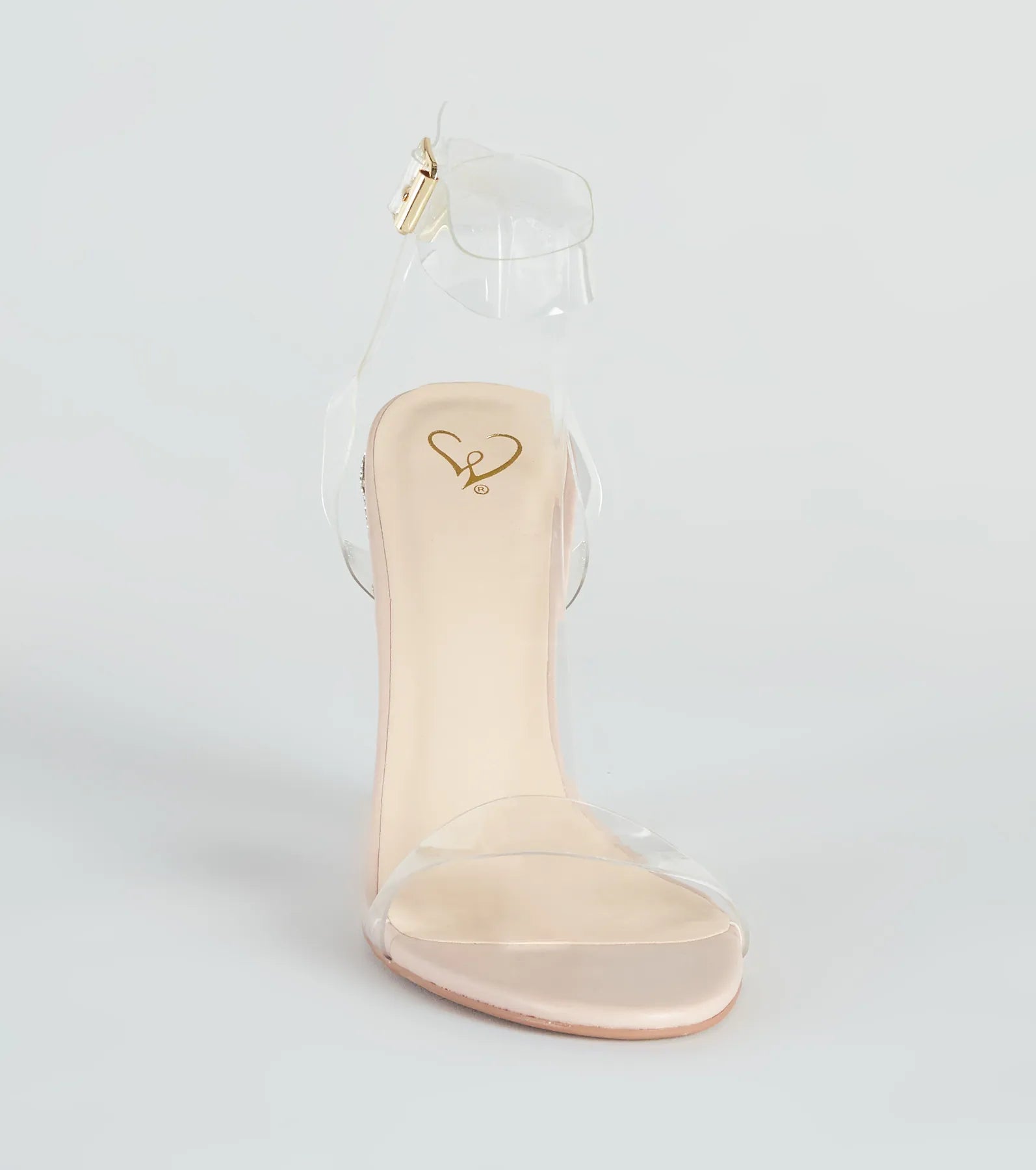 On The Scene Rhinestone Block Heels