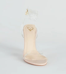 On The Scene Rhinestone Block Heels