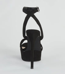 Draw Attention Platform Stiletto Heels